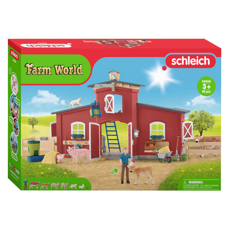 Farm World Schliech-S 42606 Grande Fattoria Con Animali E Accessori