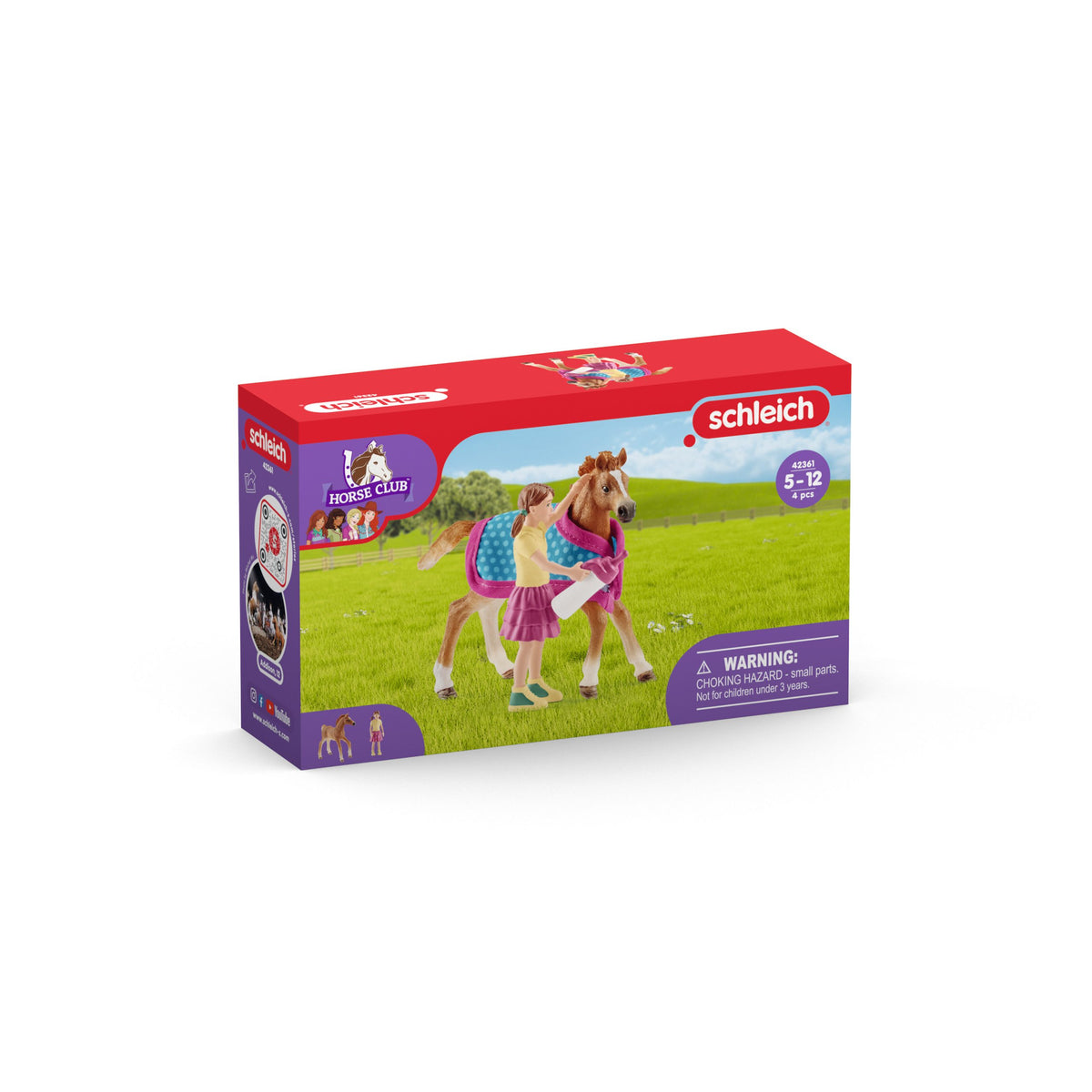 42361v - Schleich-s -Horse Club Puledro con coperta