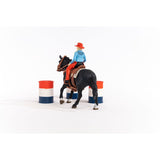 Farm World Schliech-S 42576 Cavallo Da Rodeo Con Cowgirl