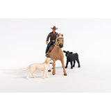 Farm World Schliech-S 42578 Equitazione Americana Con Labrador E Vitello