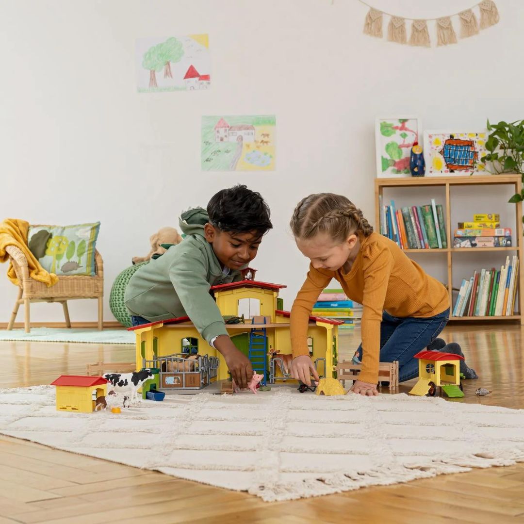 42605 Schleich Farm World - Grande stalla con animali e accessori