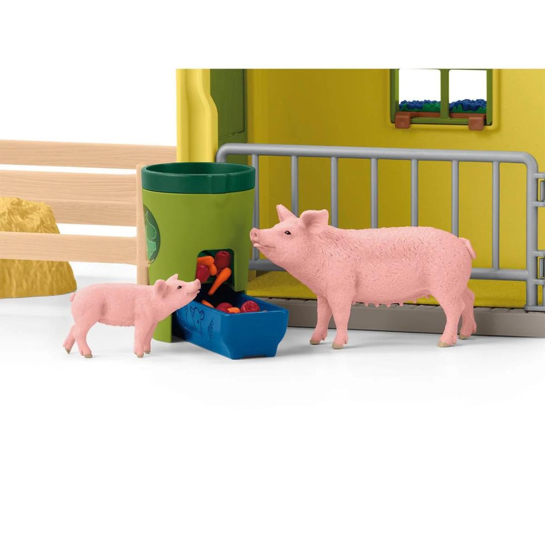 42605 Schleich Farm World - Grande stalla con animali e accessori