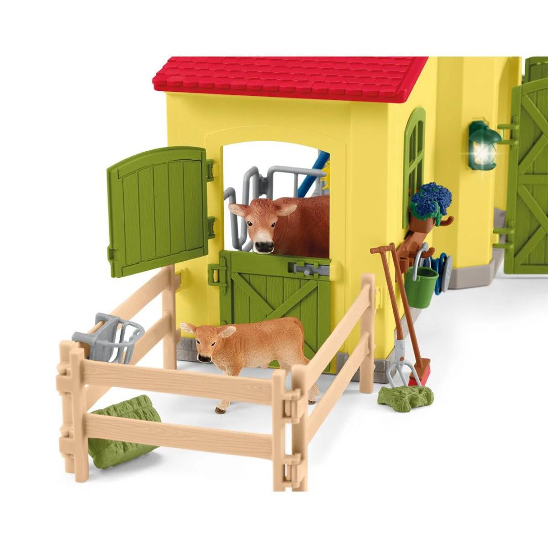 42605 Schleich Farm World - Grande stalla con animali e accessori