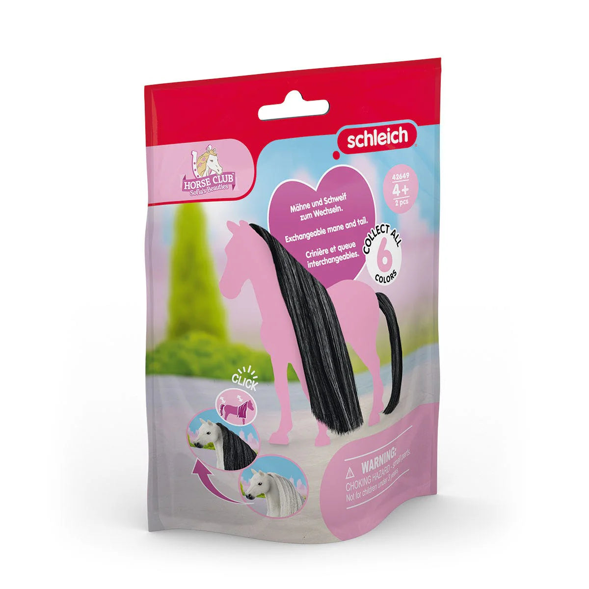 42649 Schleich Sofia's Beauties - Criniera e coda per cavalli nere